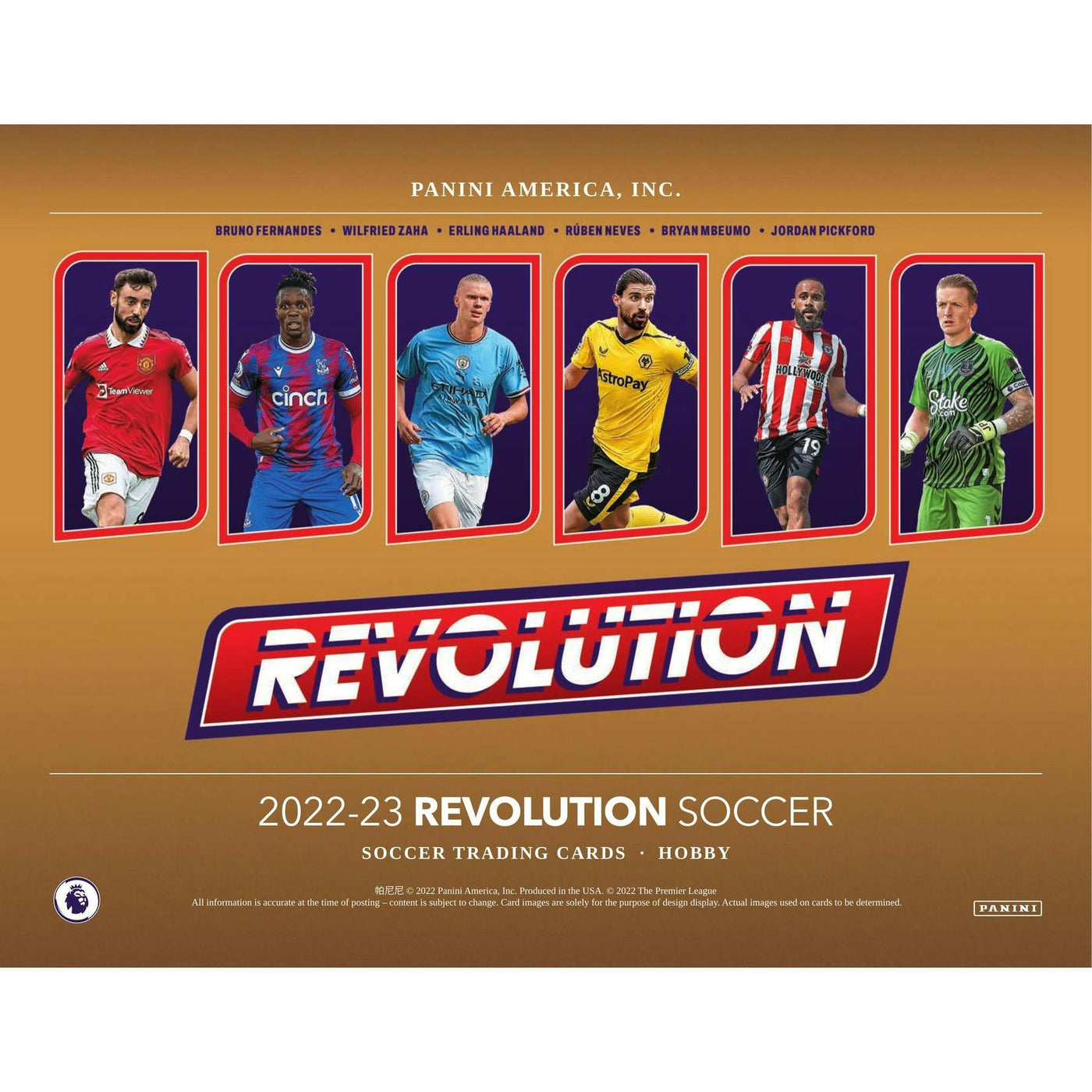 2022/23 Panini Revolution Premier League EPL Soccer Hobby Box