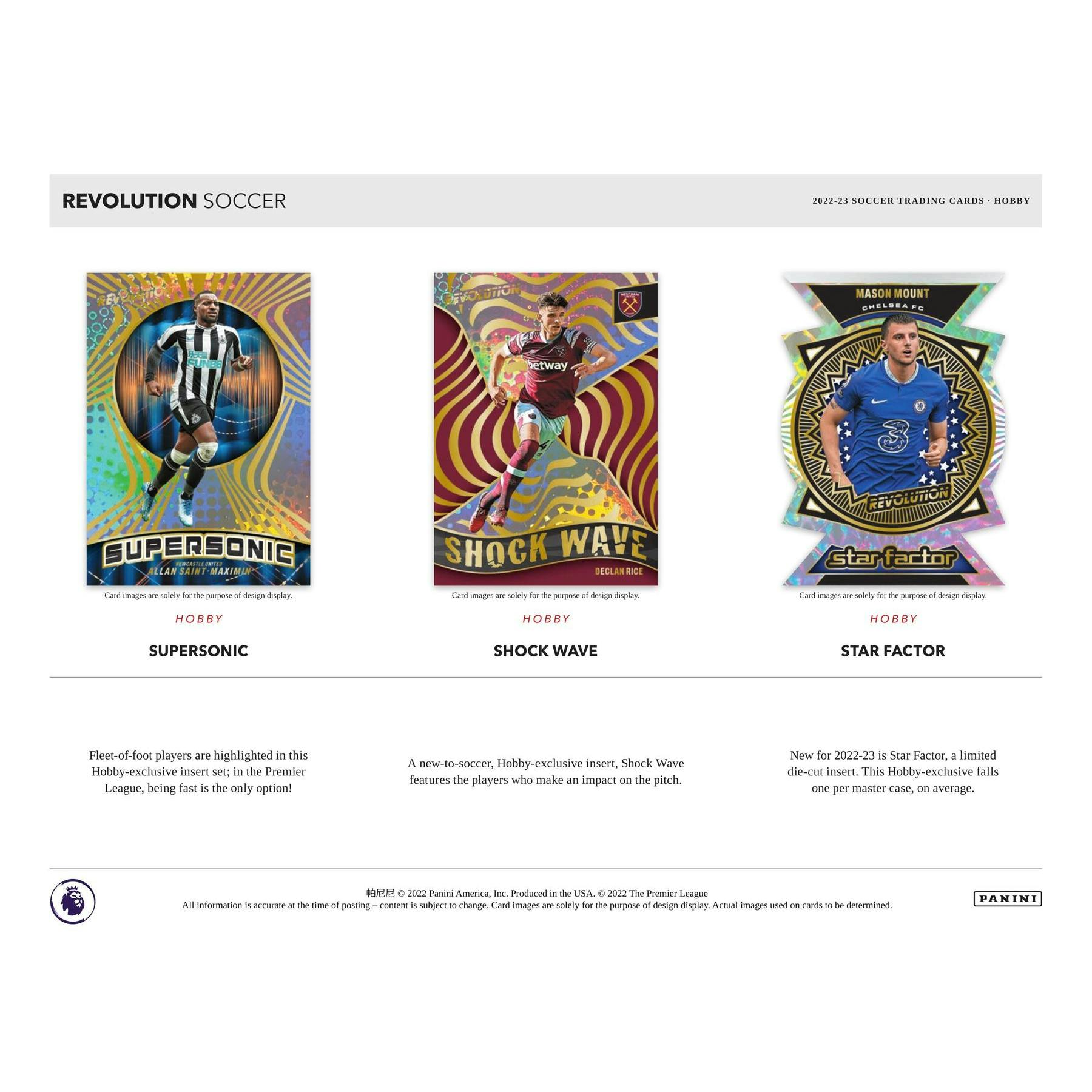 2022/23 Panini Revolution Premier League EPL Soccer Hobby Box