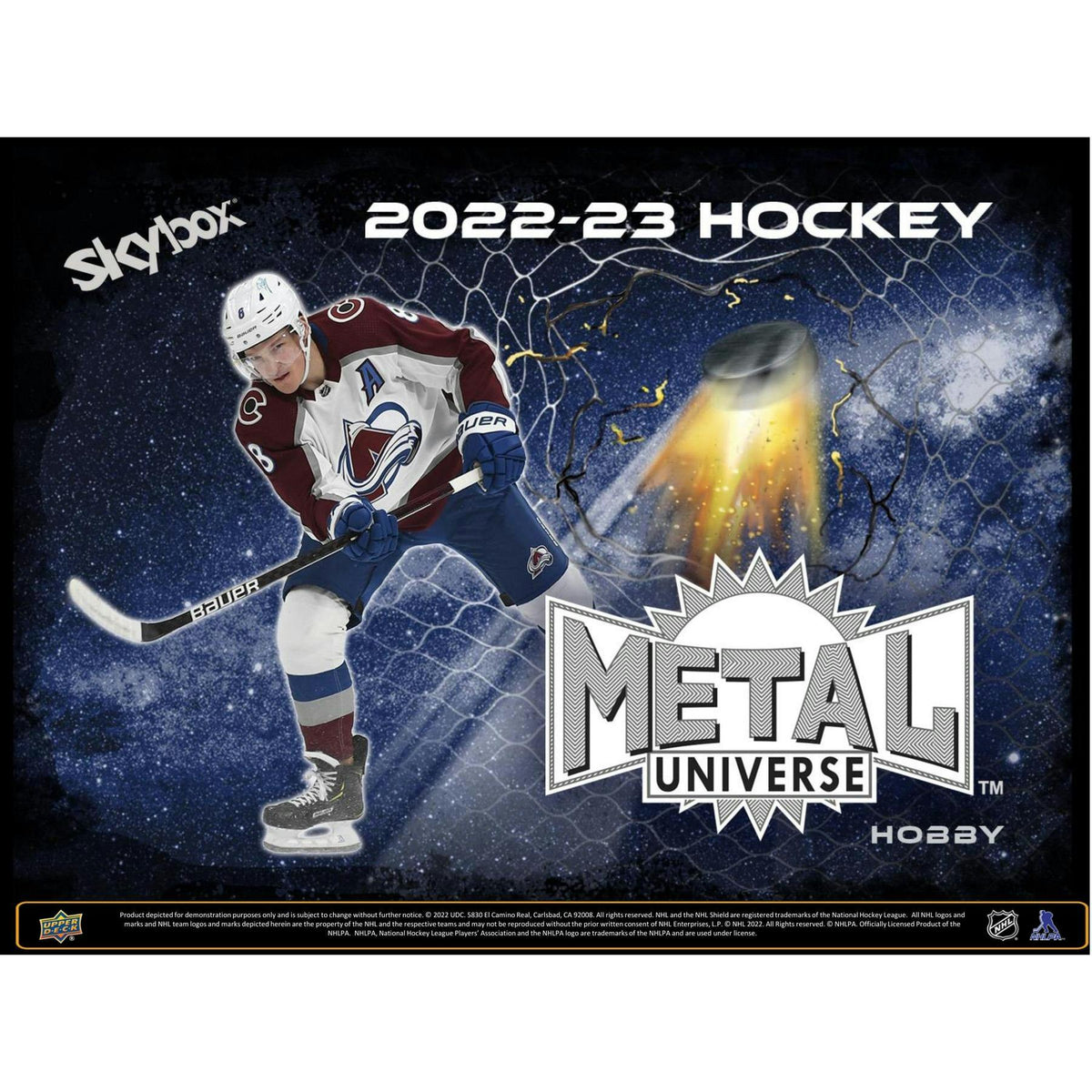 2022/23 Upper Deck Skybox Metal Universe Hockey Hobby 16-Box Case