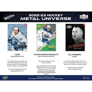 2022/23 Upper Deck Skybox Metal Universe Hockey Hobby 16-Box Case