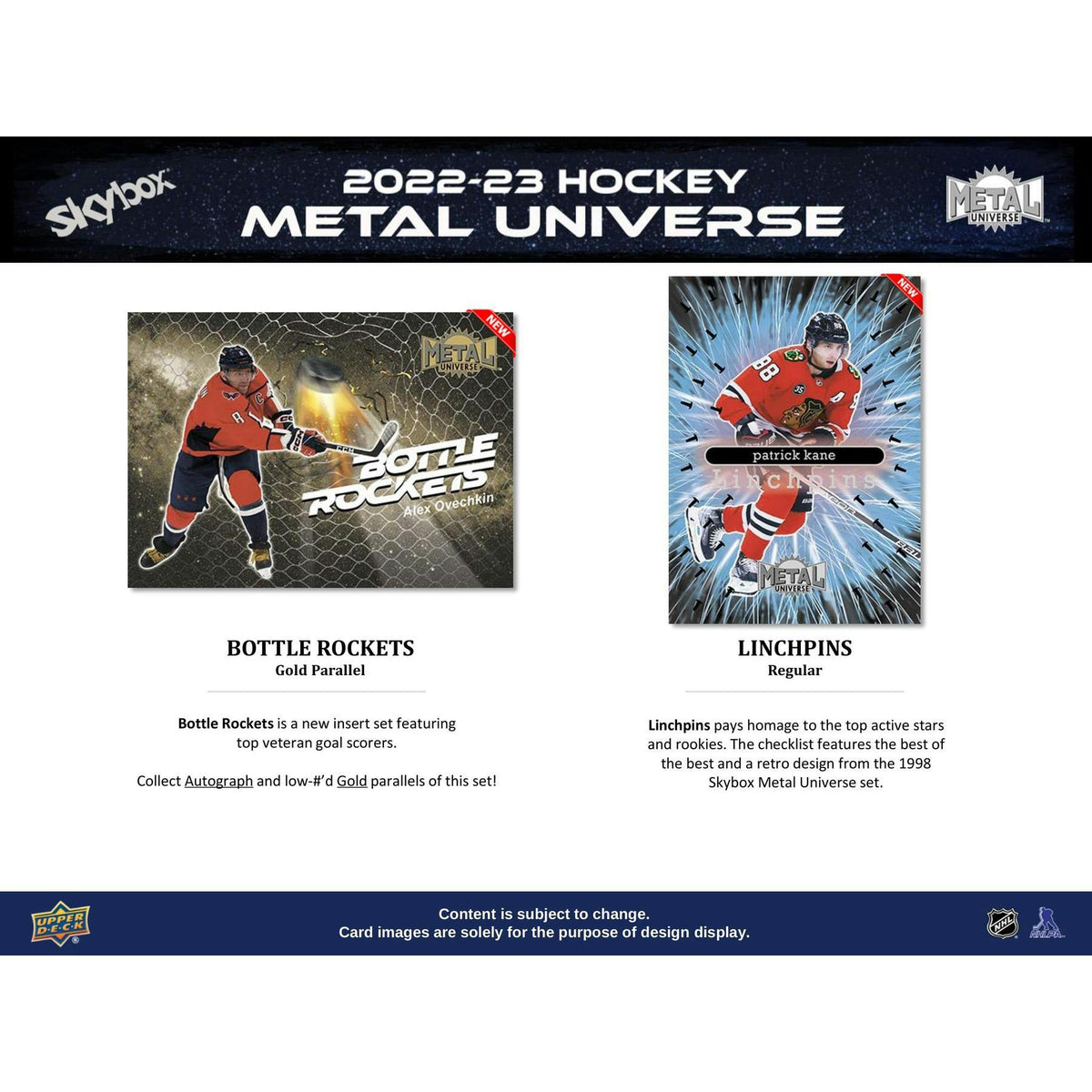 2022/23 Upper Deck Skybox Metal Universe Hockey Hobby 16-Box Case