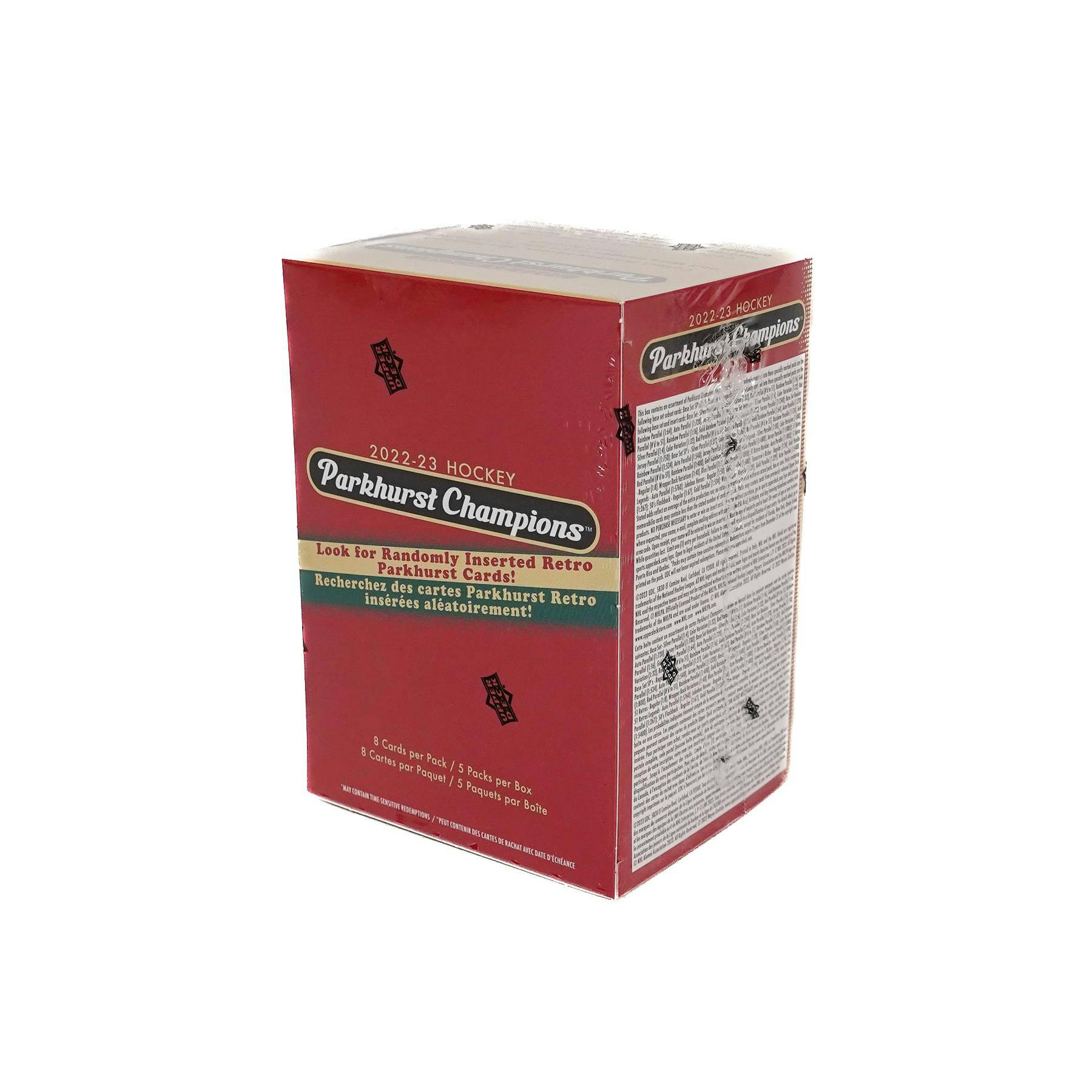 2022/23 Upper Deck Parkhurst Champions Hockey Blaster Box