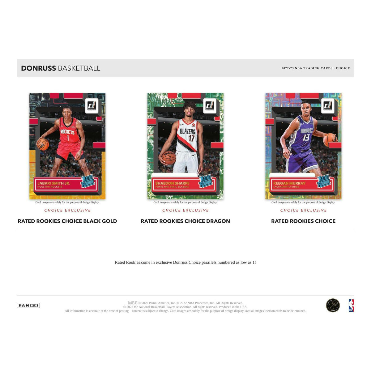 2022/23 Panini Donruss Basketball Choice Box