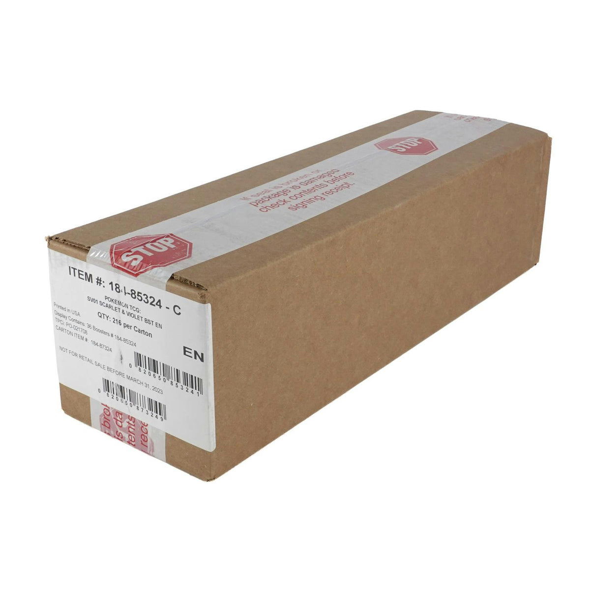 Pokemon Scarlet & Violet Booster 6-Box Case