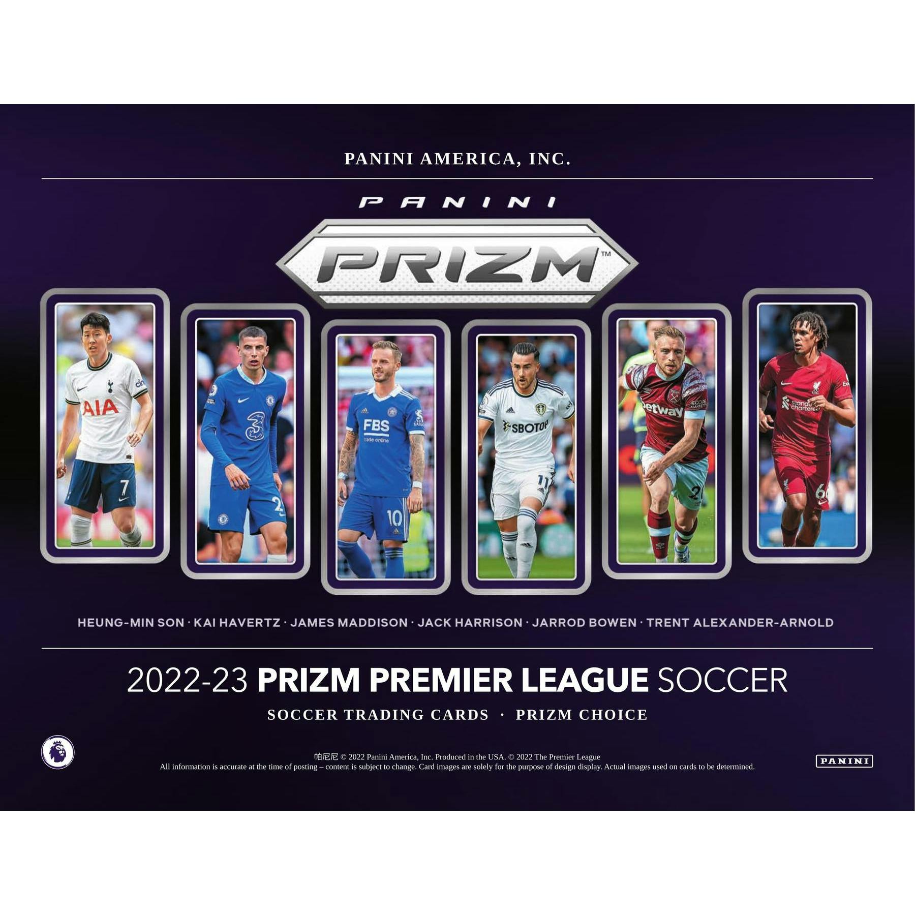 2022/23 Panini Prizm Premier League EPL Soccer Choice Box