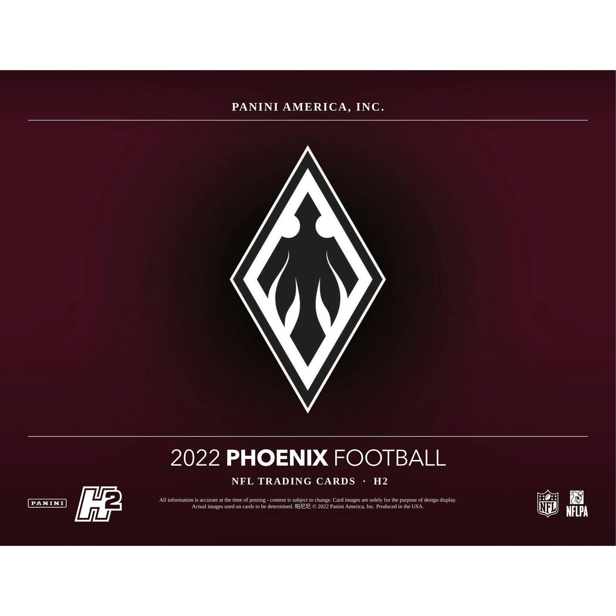 2022 Panini Phoenix Football H2 Box (Silver Lazer Parallels)