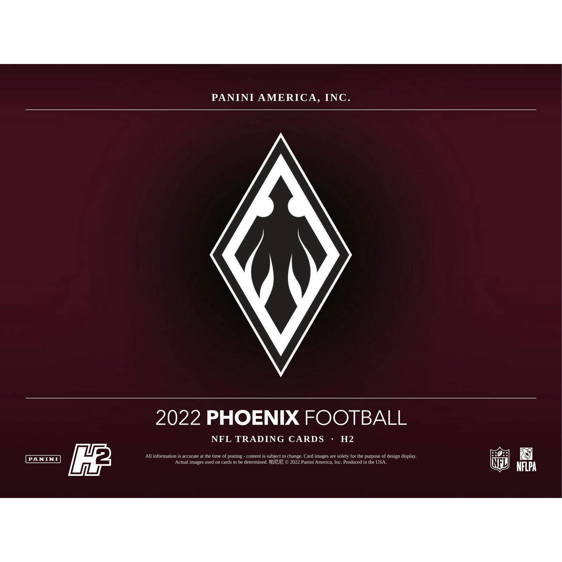 2022 Panini Phoenix Football H2 Box (Silver Lazer Parallels)