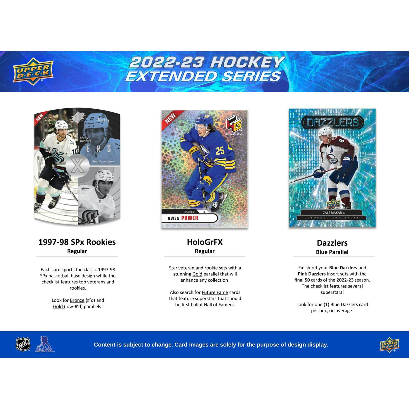 2022/23 Upper Deck Extended Series Hockey Hobby 12-Box Case