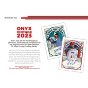2023 Onyx Vintage Baseball Hobby Box (Reed Buy)