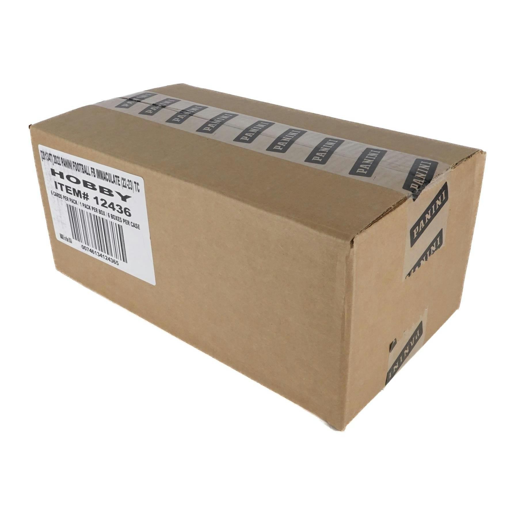 2022 Panini Immaculate Football Hobby 6-Box Case