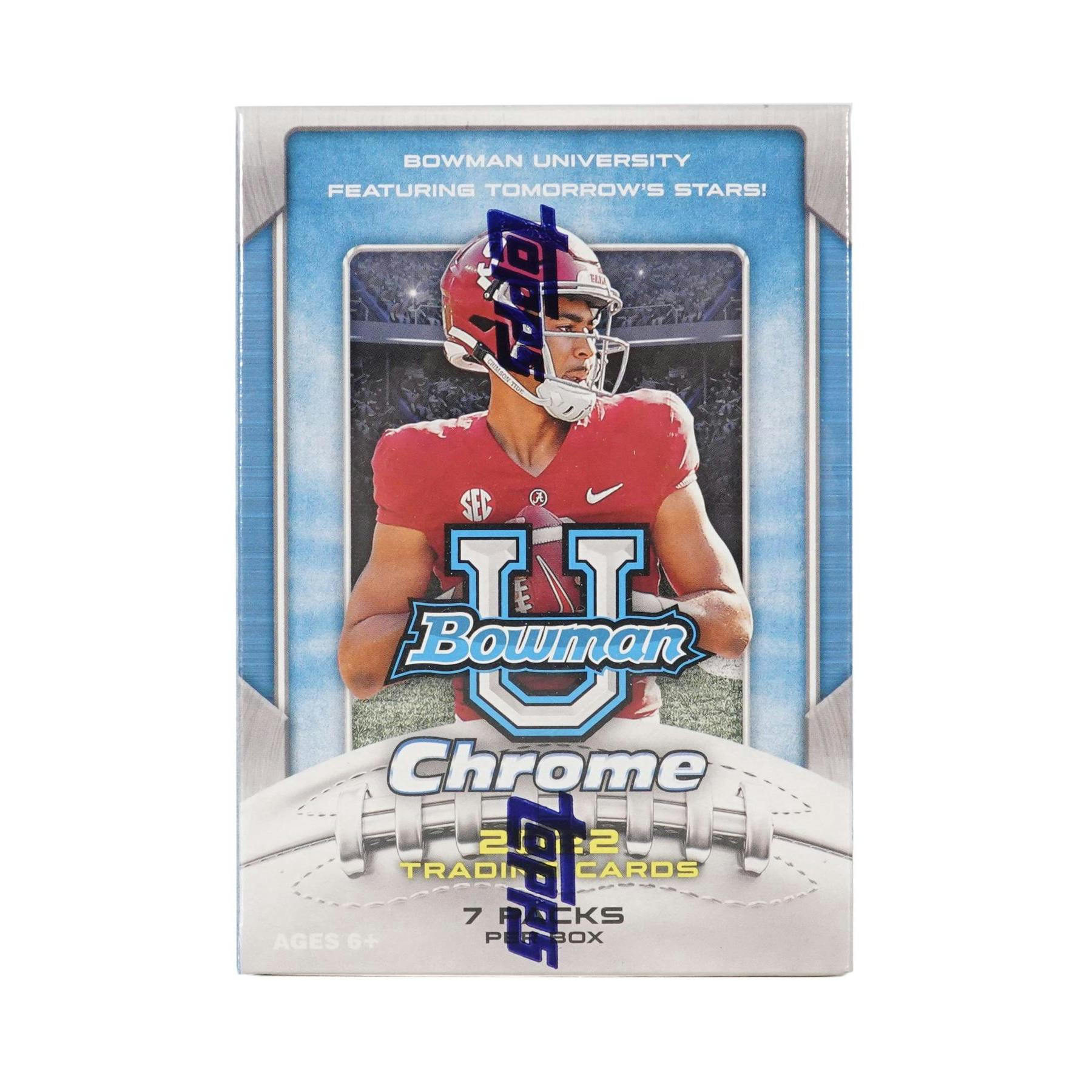 2022 Bowman Chrome University Football Blaster Box (Pink Refractor!)