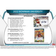 2022 Bowman Chrome University Football Blaster 40-Box Case (Pink Refractor!)
