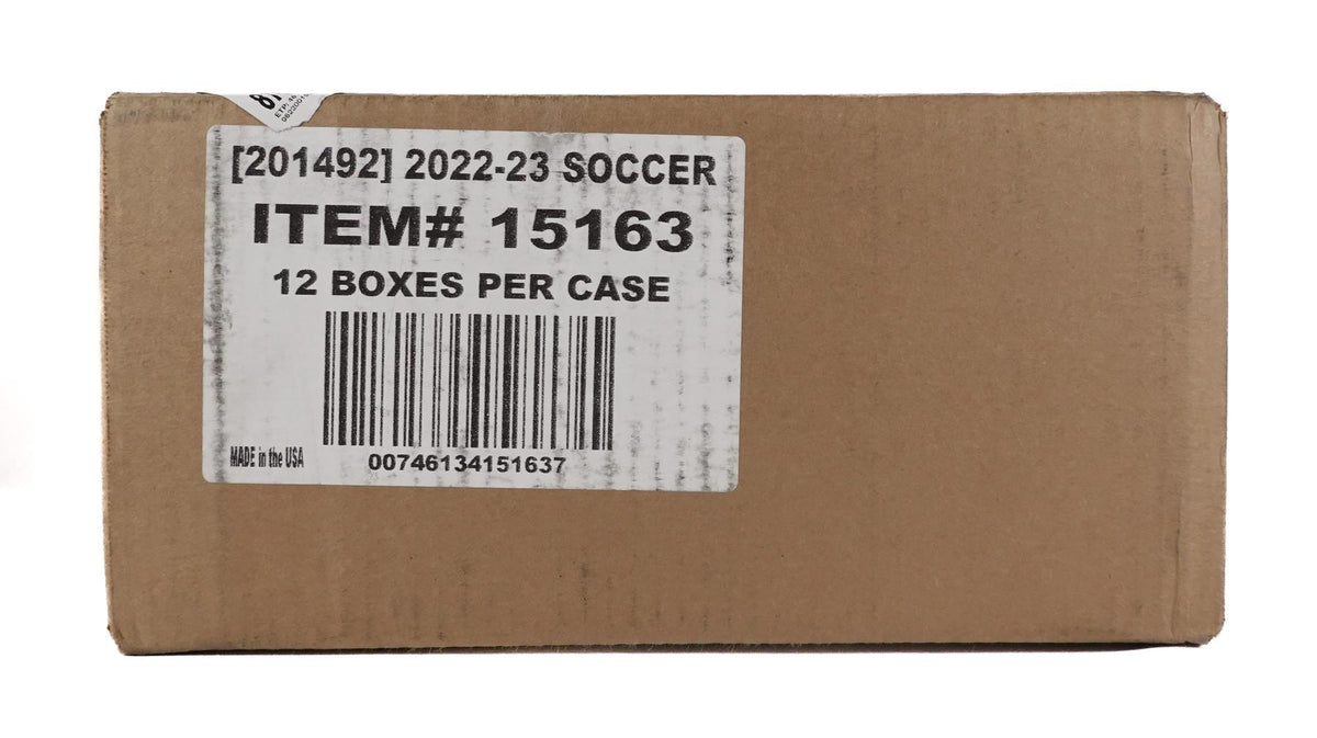 2022/23 Panini Select FIFA Soccer Hobby 12-Box Case