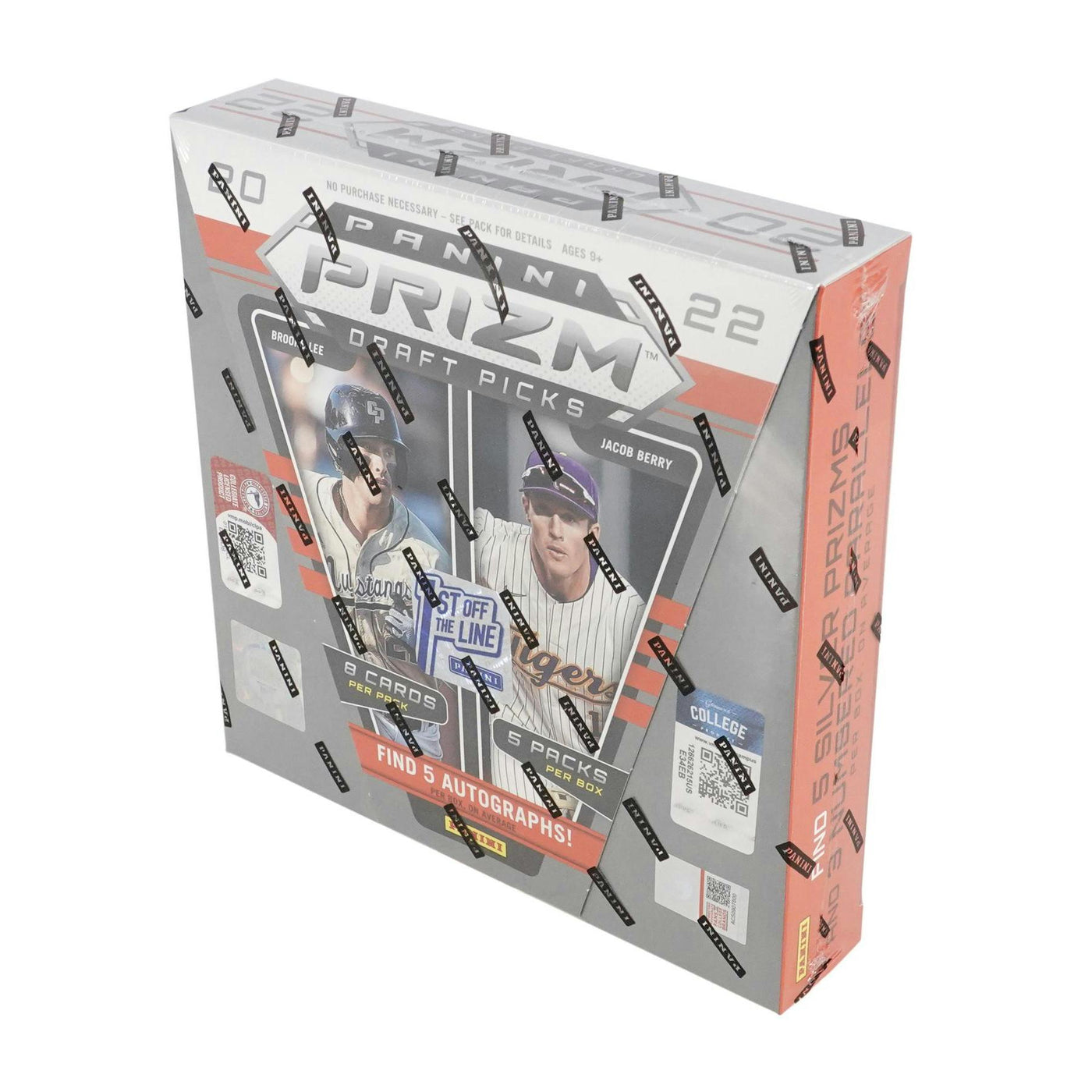 2022 Panini Prizm Draft Picks Baseball 1st Off The Line FOTL Hobby Box