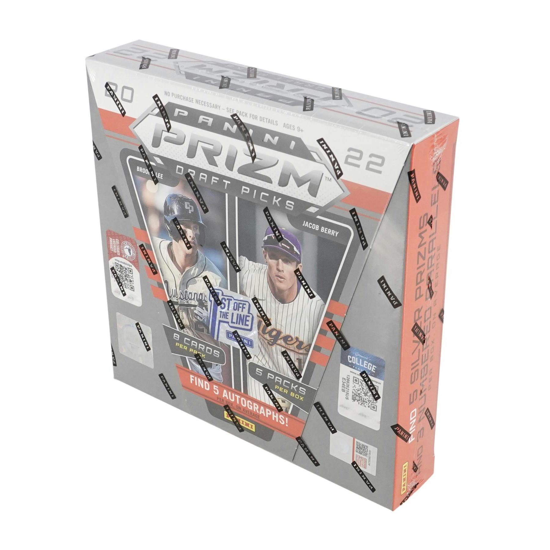 2022 Panini Prizm Draft Picks Baseball 1st Off The Line FOTL Hobby Box