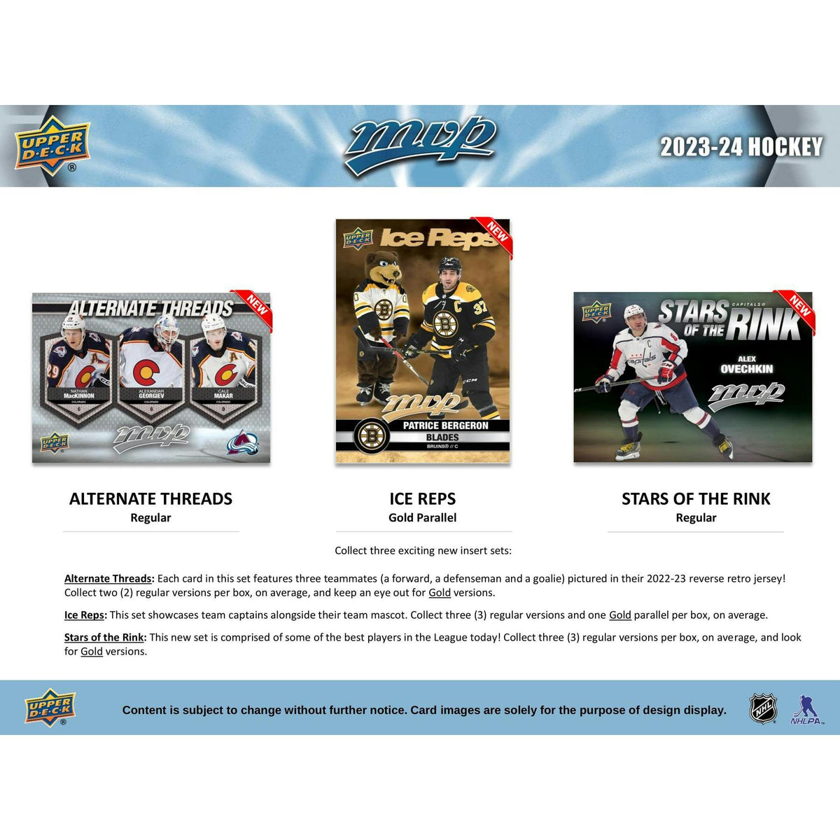 2023/24 Upper Deck MVP Hockey Hobby Box