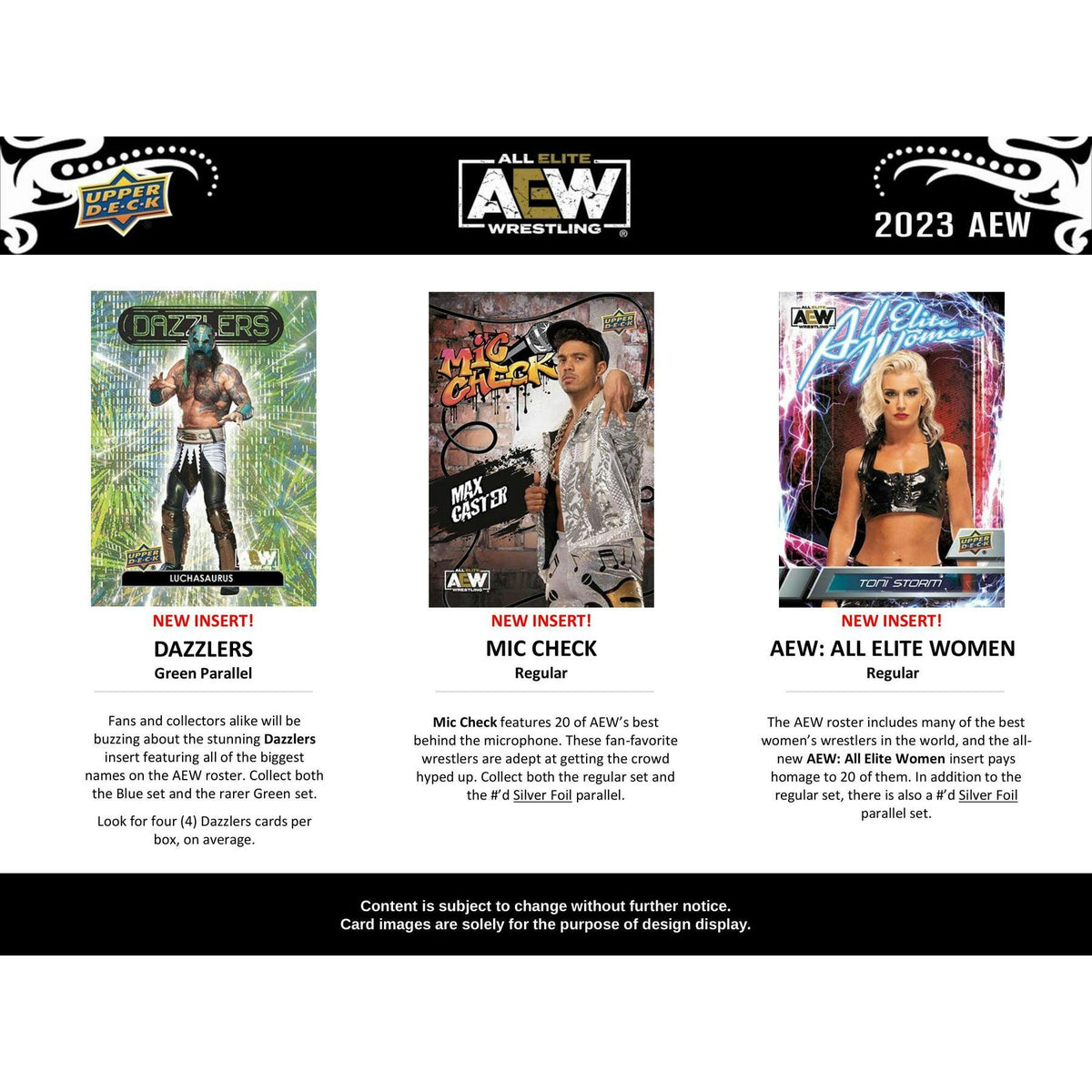 2023 Upper Deck All Elite Wrestling AEW Hobby 12-Box Case