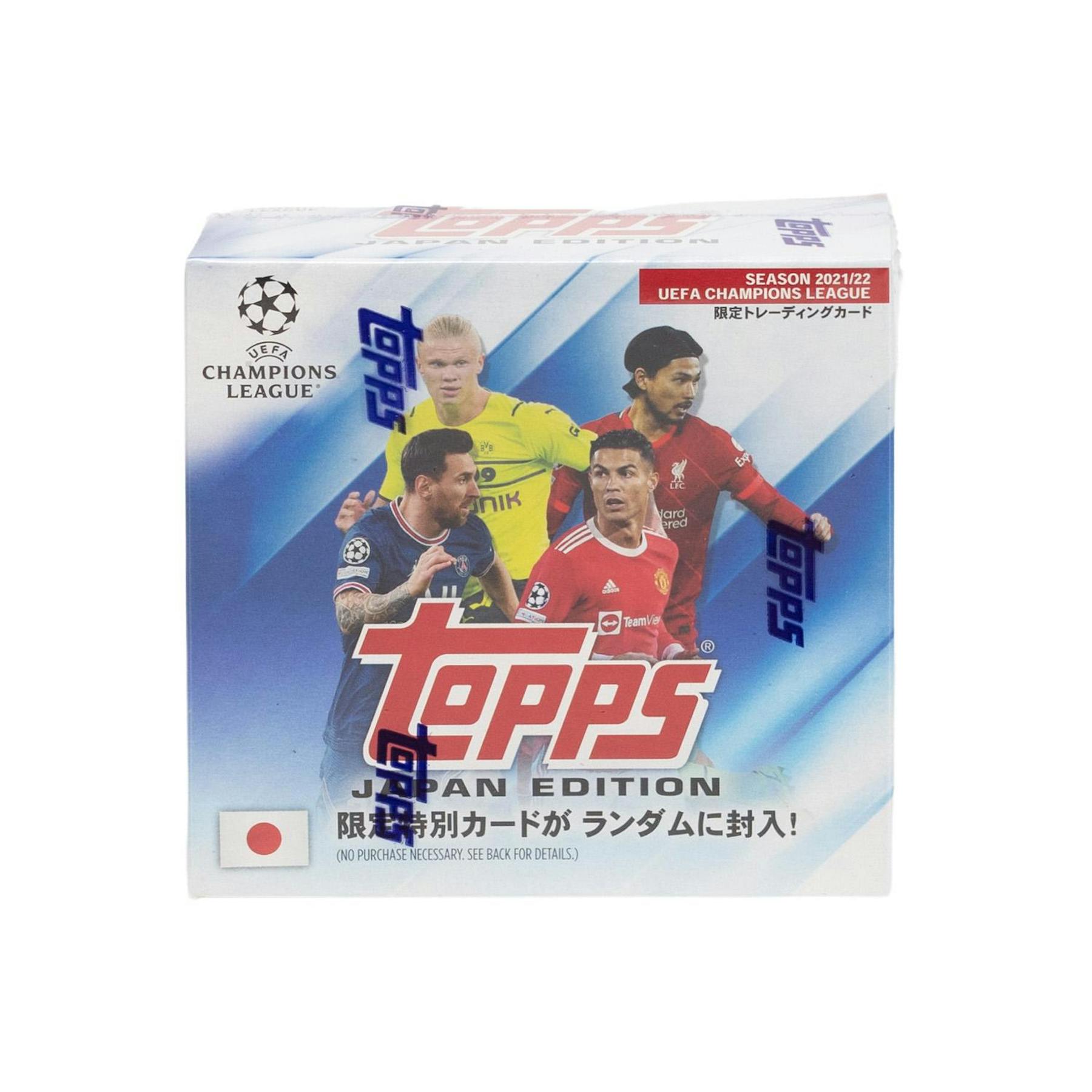 2021/22 Topps UEFA Champions League Soccer Japan Edition Hobby Box