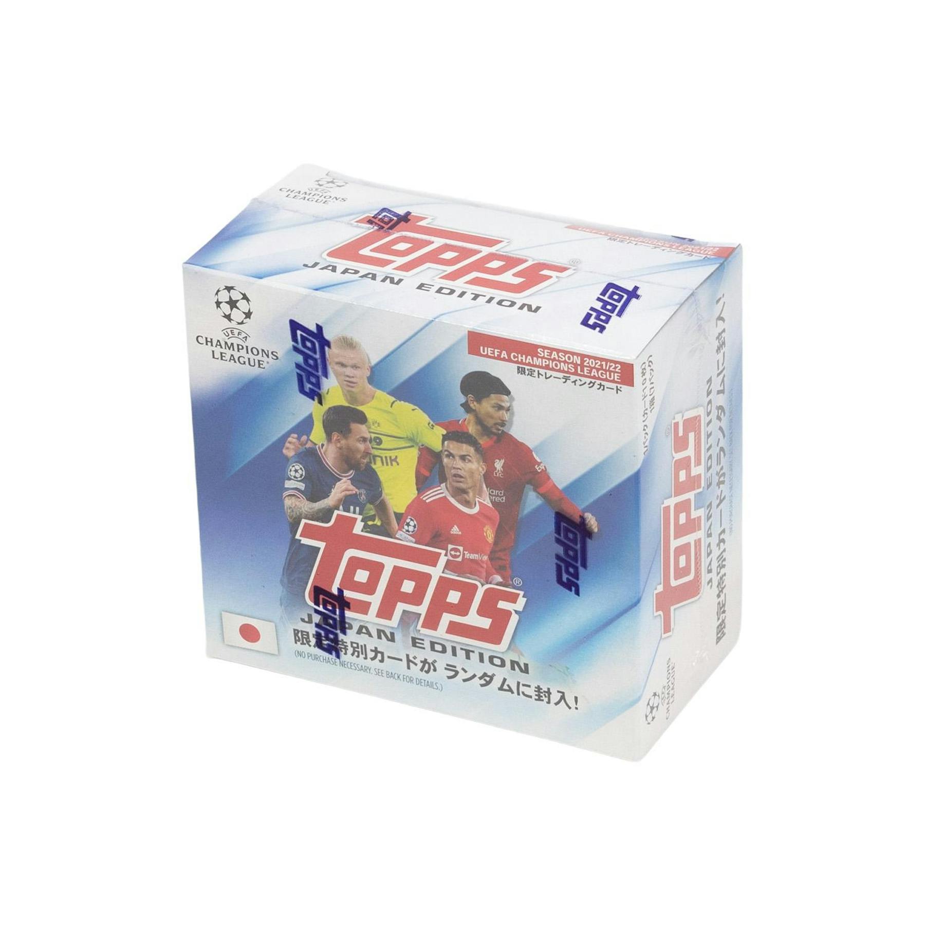 2021/22 Topps UEFA Champions League Soccer Japan Edition Hobby Box