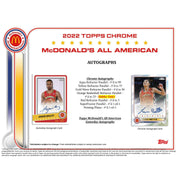 2022 Topps McDonald's All American Chrome Basketball Hobby Box