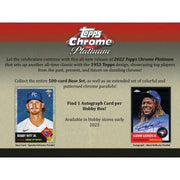 2022 Topps Chrome Platinum Anniversary Baseball Hobby Box