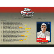 2022 Topps Chrome Platinum Anniversary Baseball Hobby Box