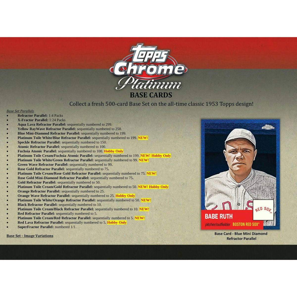 2022 Topps Chrome Platinum Anniversary Baseball Hobby Box
