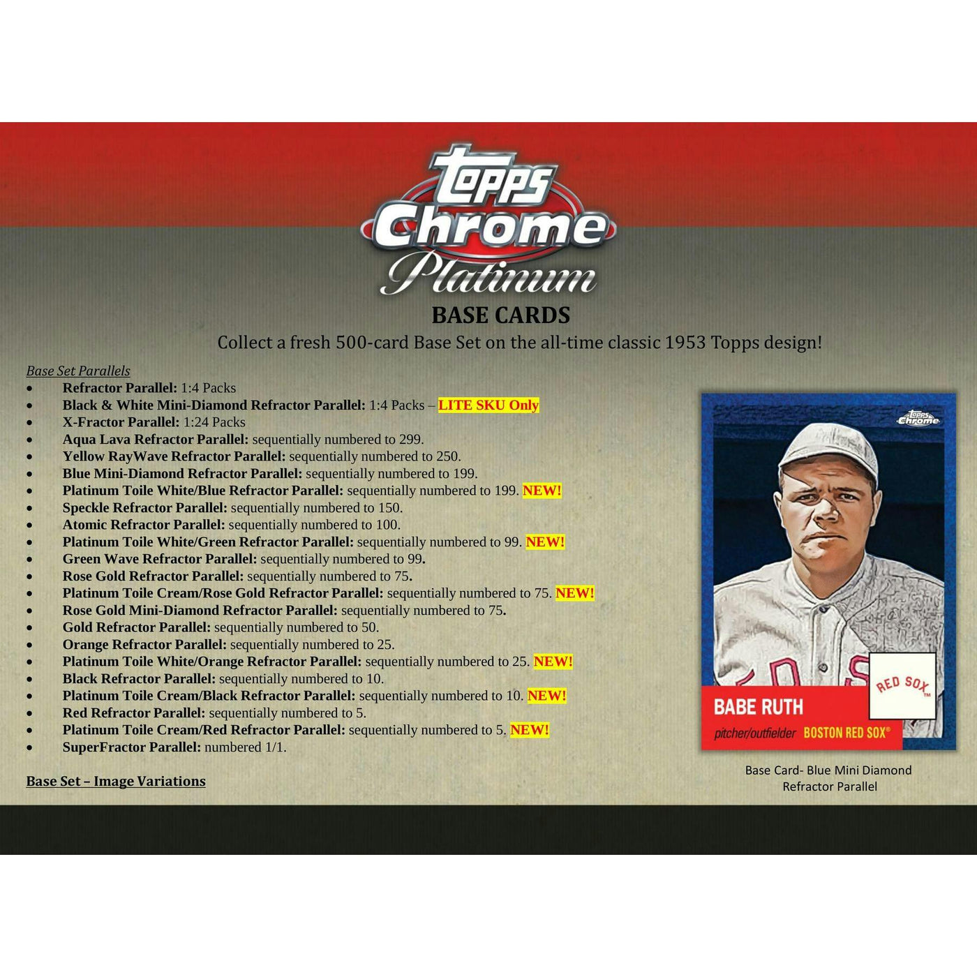 2022 Topps Chrome Platinum Anniversary Baseball Hobby LITE Box
