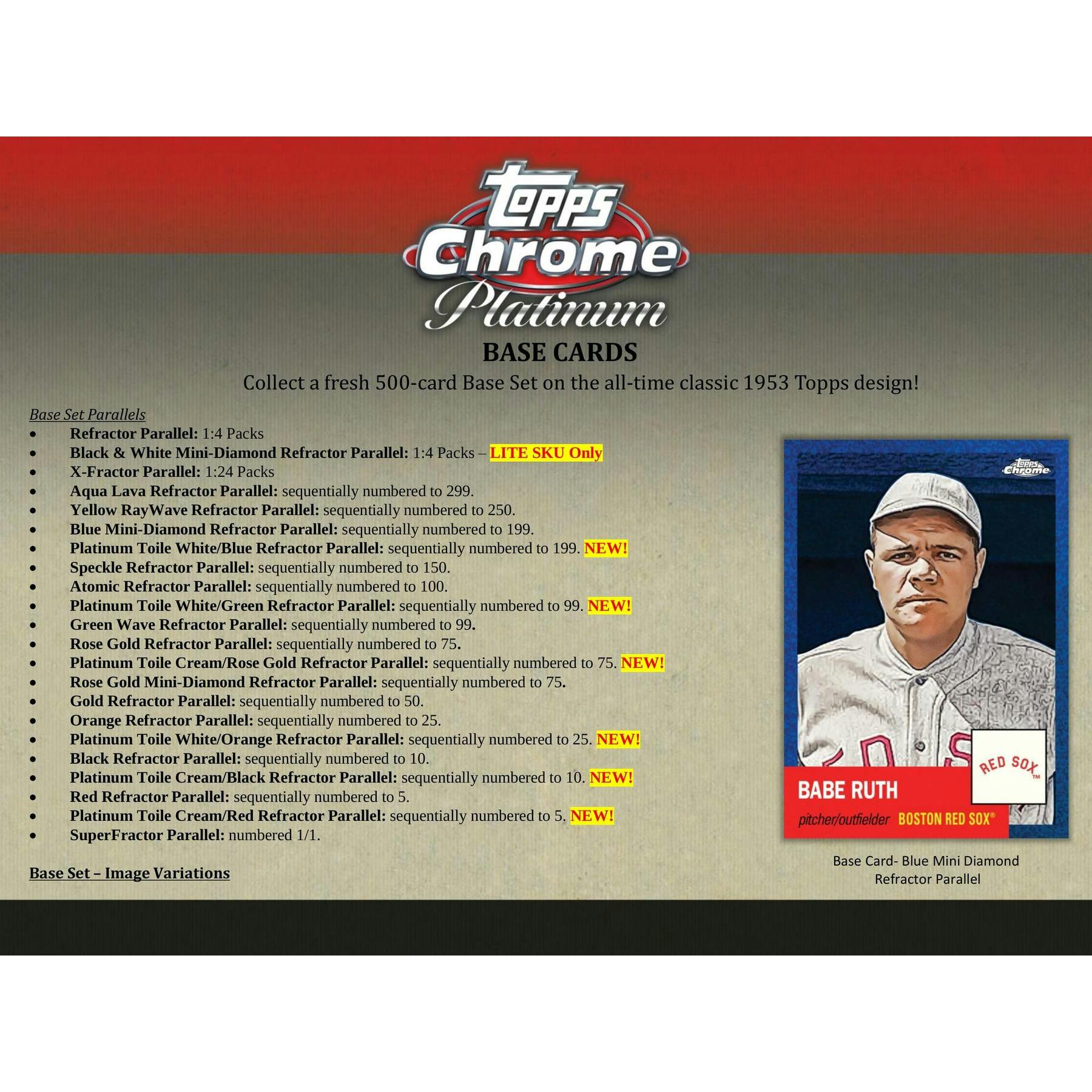 2022 Topps Chrome Platinum Anniversary Baseball Hobby LITE Box