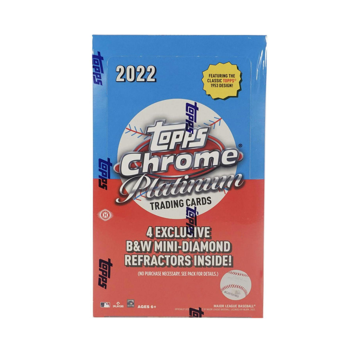 2022 Topps Chrome Platinum Anniversary Baseball Hobby LITE 16-Box Case