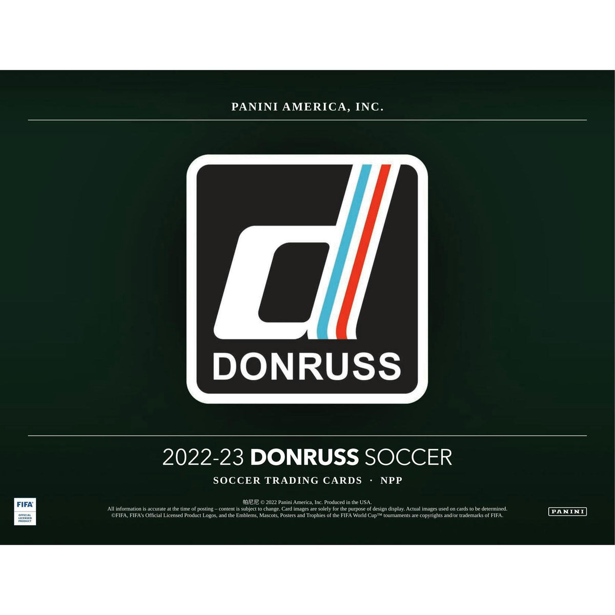 2022/23 Panini Donruss Soccer Jumbo Value Box