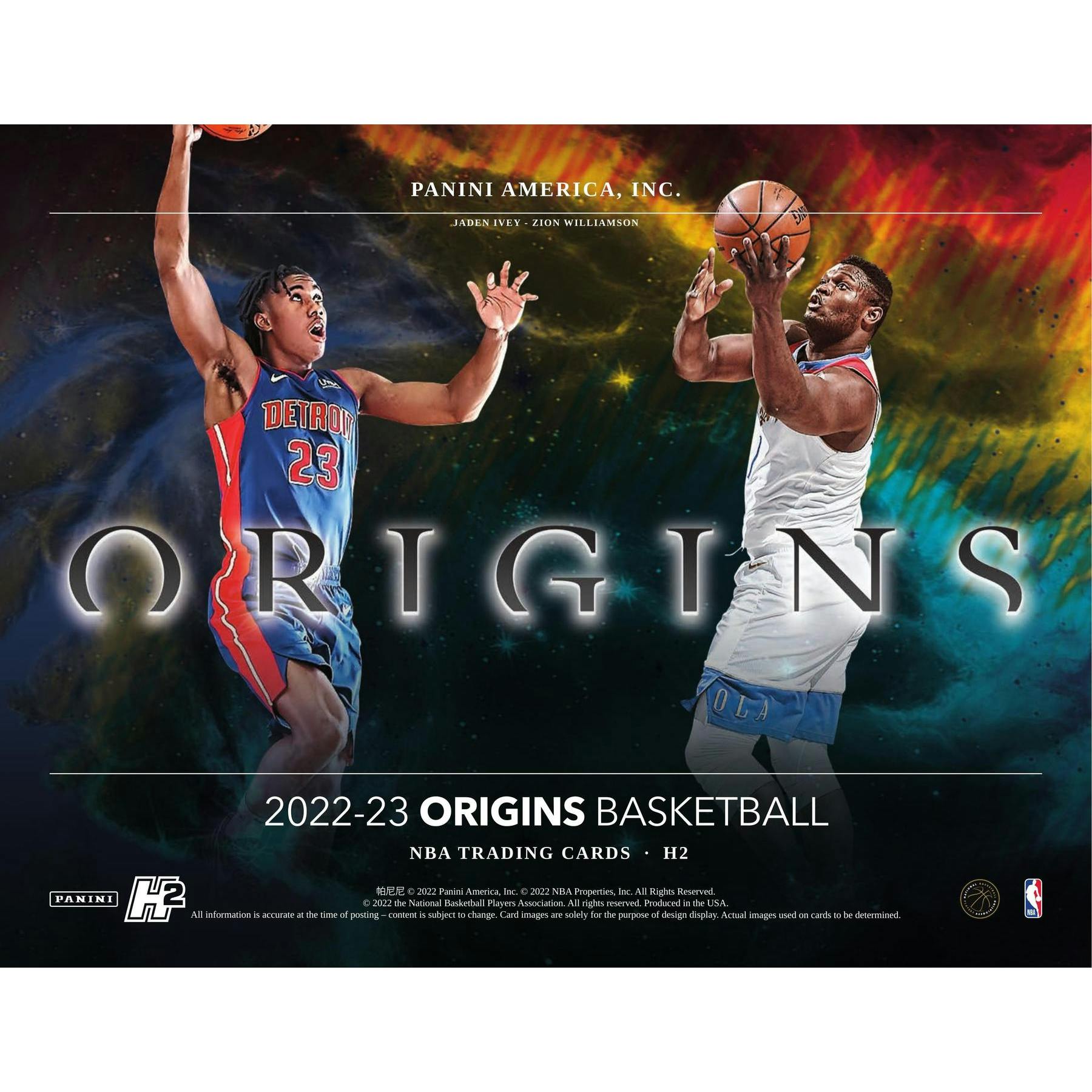 2022/23 Panini Origins Basketball H2 Box (Reed Buy)
