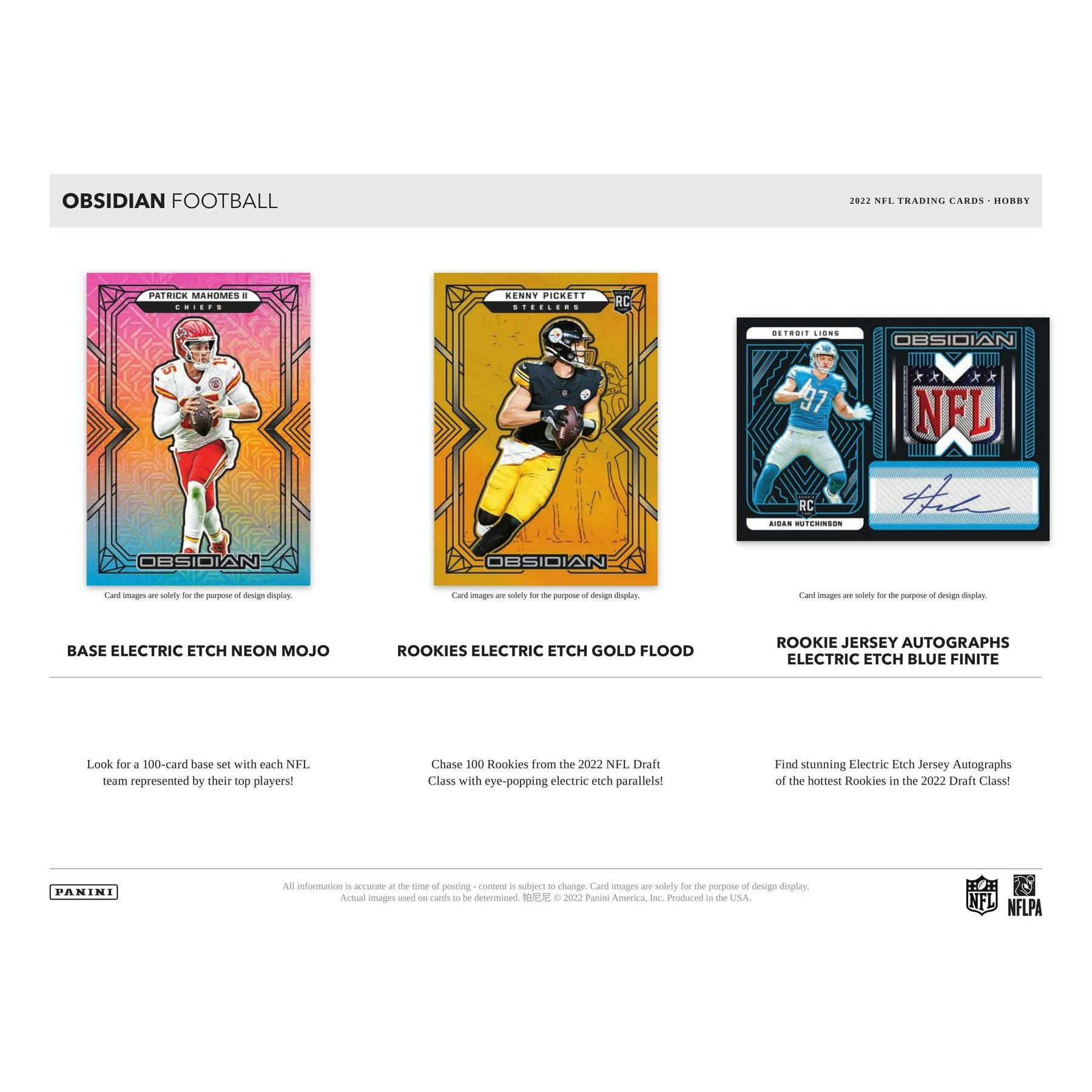 2022 Panini Obsidian Football Hobby 12-Box Case