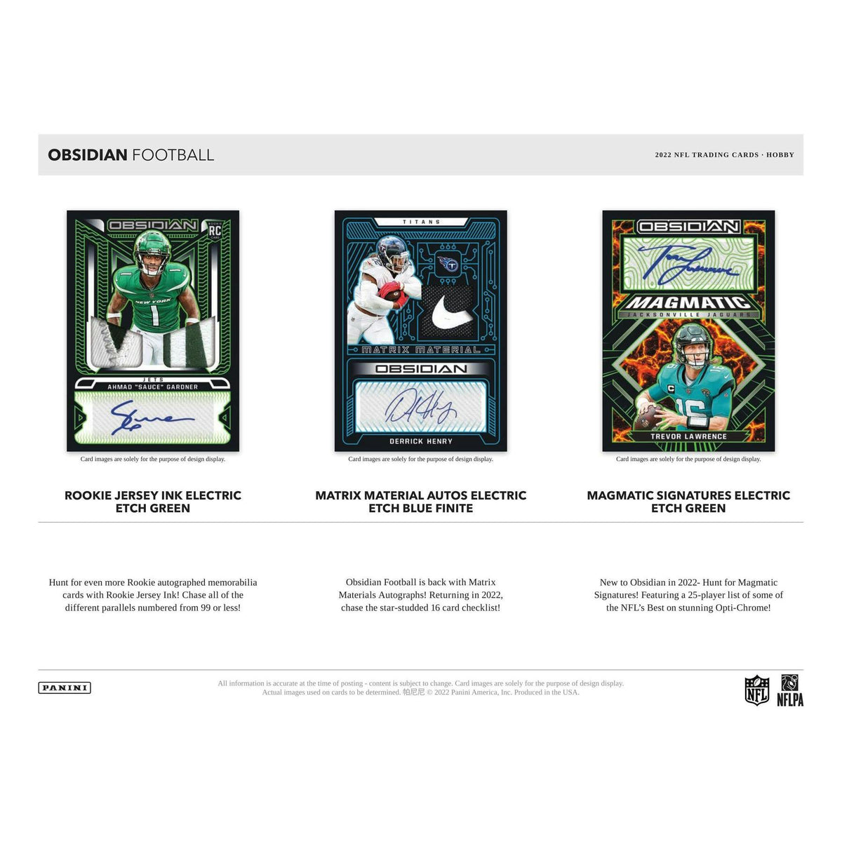 2022 Panini Obsidian Football Hobby 12-Box Case
