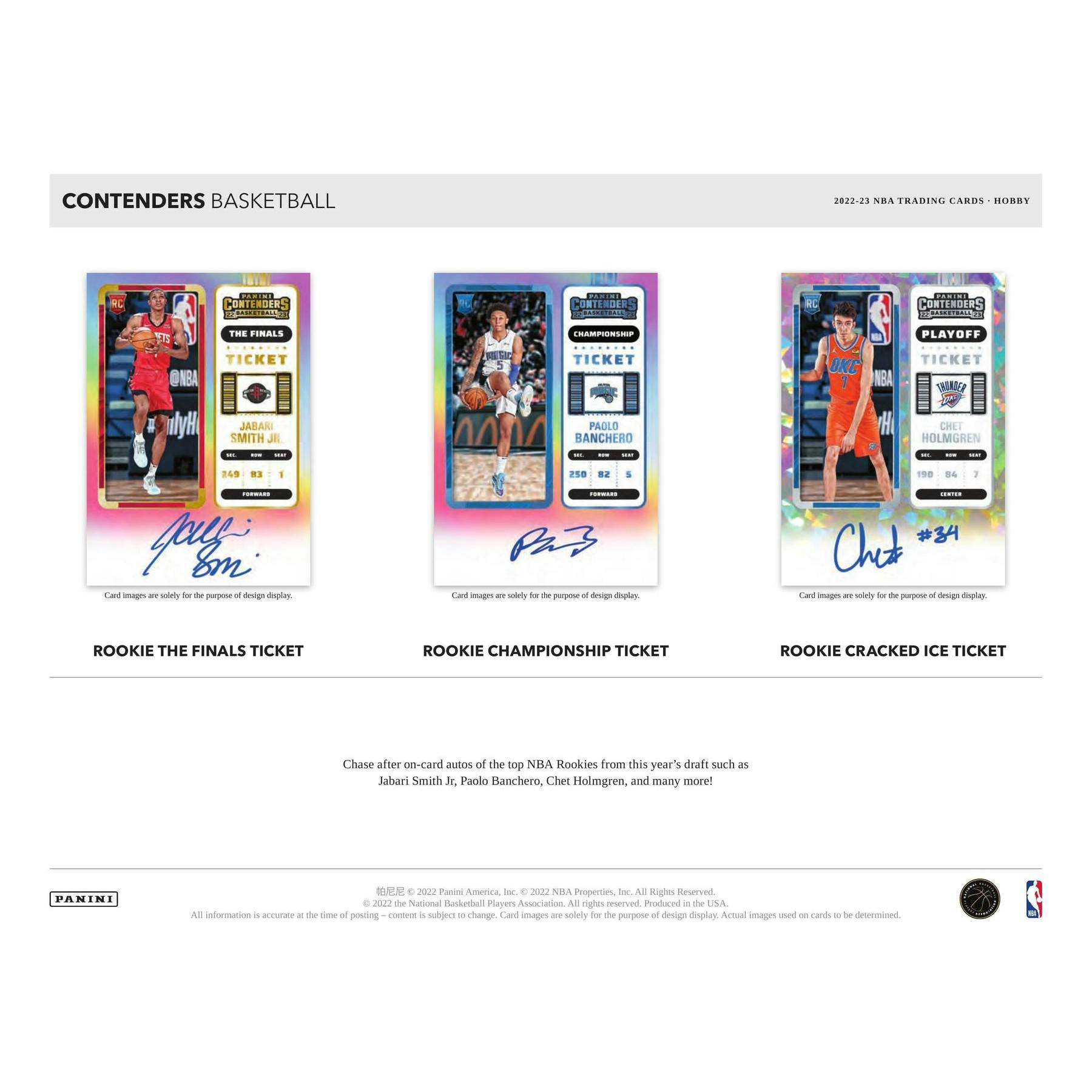 2022/23 Panini Contenders Basketball Hobby 12-Box Case