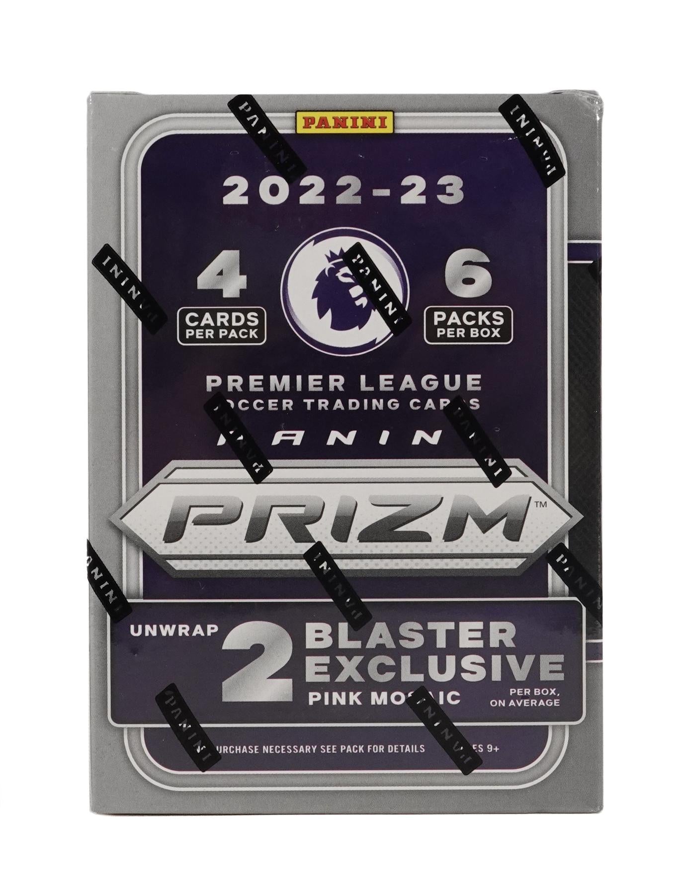 2022/23 Panini Prizm Premier League EPL Soccer Blaster Box (Pink Mosaic Prizms!)