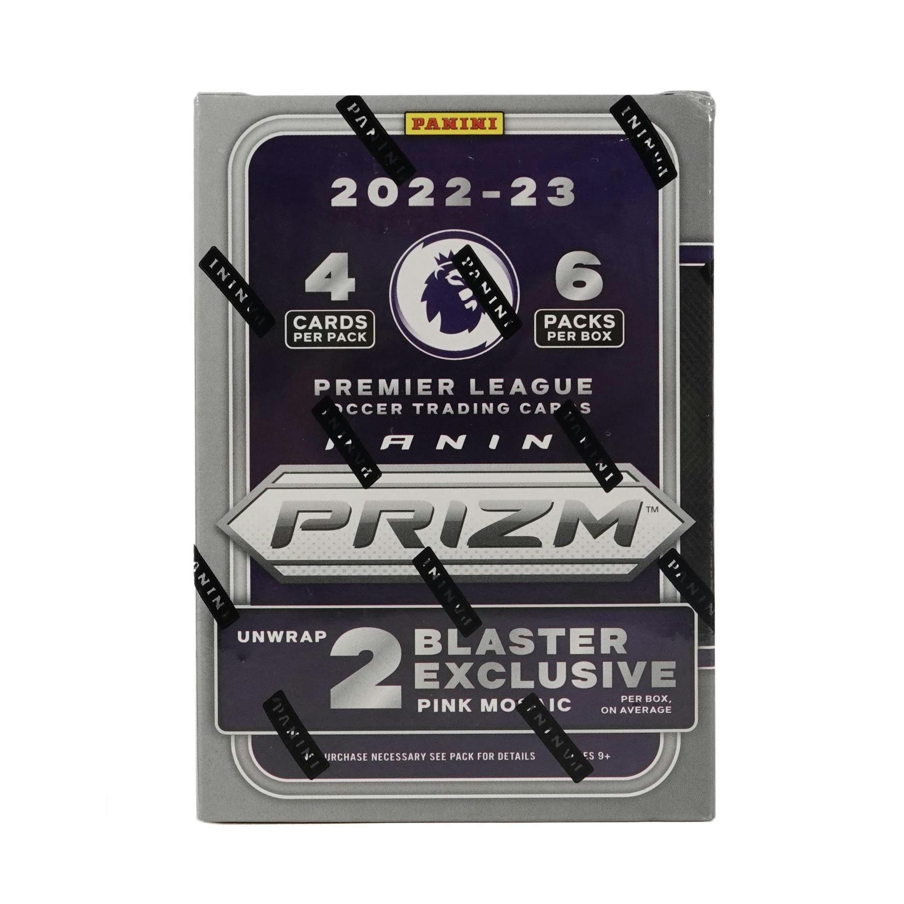 2022/23 Panini Prizm Premier League EPL Soccer Blaster Box (Pink Mosaic Prizms!)
