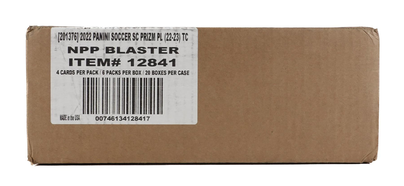 2022/23 Panini Prizm Premier League EPL Soccer Blaster 20-Box Case (Pink Mosaic Prizms!)