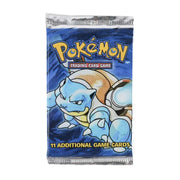 WOTC Pokemon Base Set 1 Unlimited Booster Pack UNWEIGHED UNSEARCHED Blastoise Art