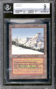 Magic the Gathering Beta Taiga BGS 9 (9.5, 9.5, 8.5, 9) NEAR MINT NM