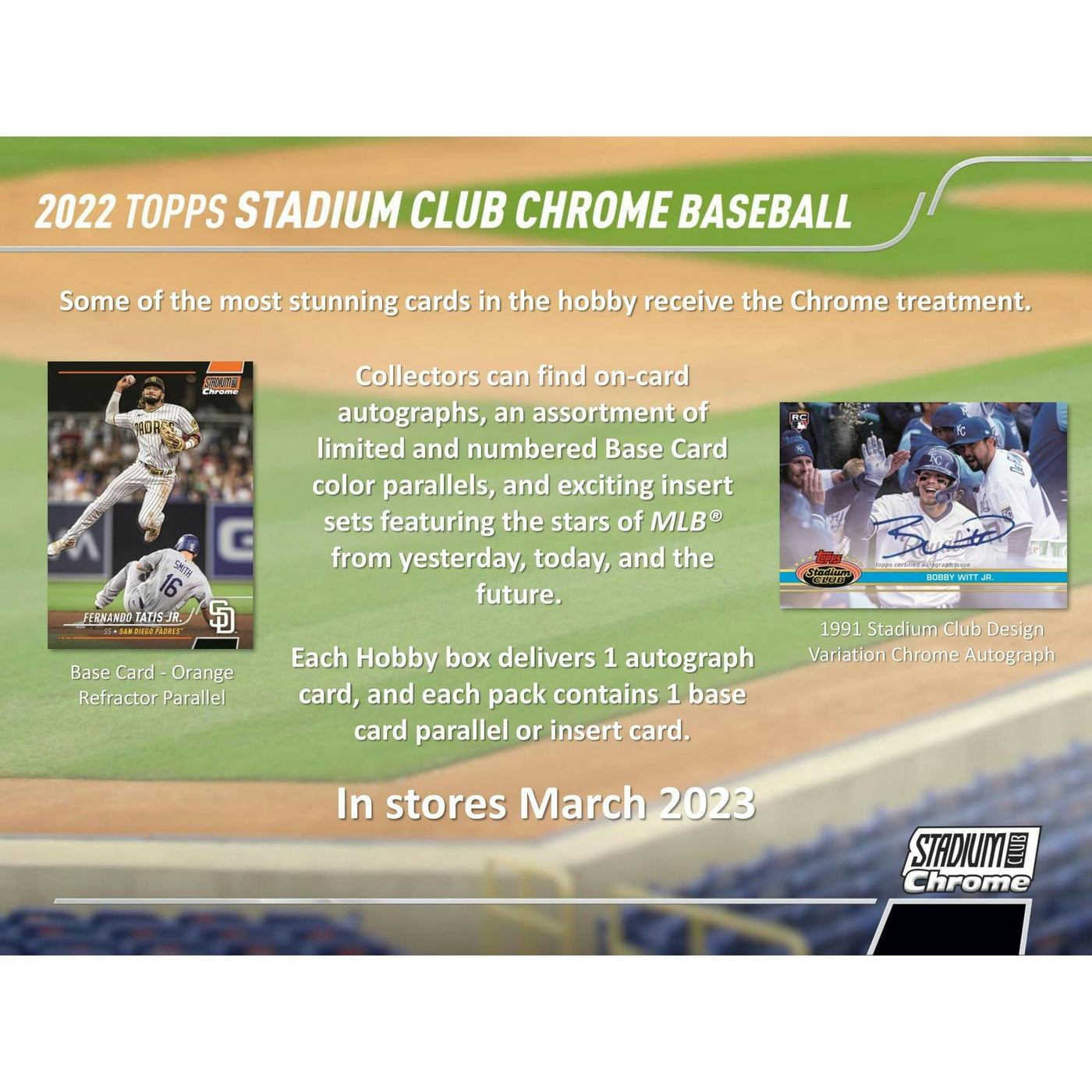2022 Topps Stadium Club Chrome Baseball Hobby Box