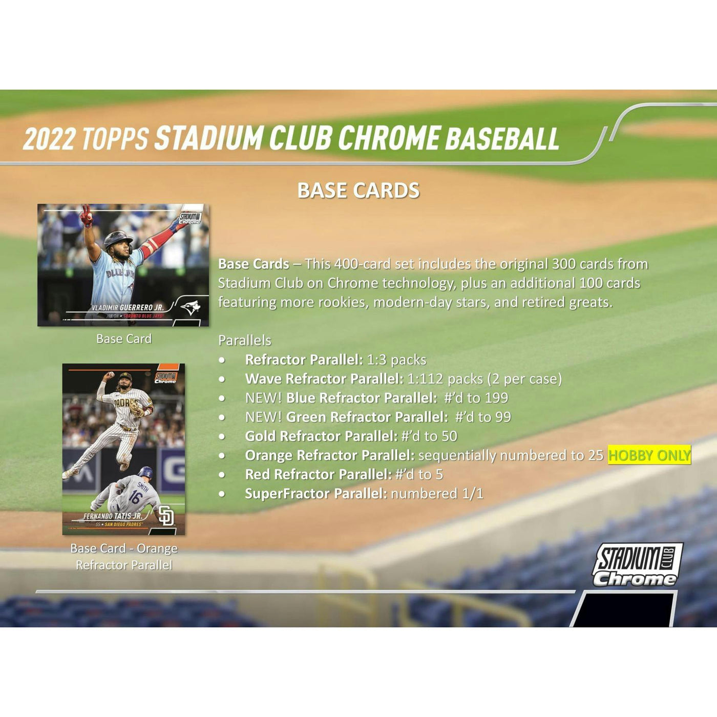 2022 Topps Stadium Club Chrome Baseball Hobby Box