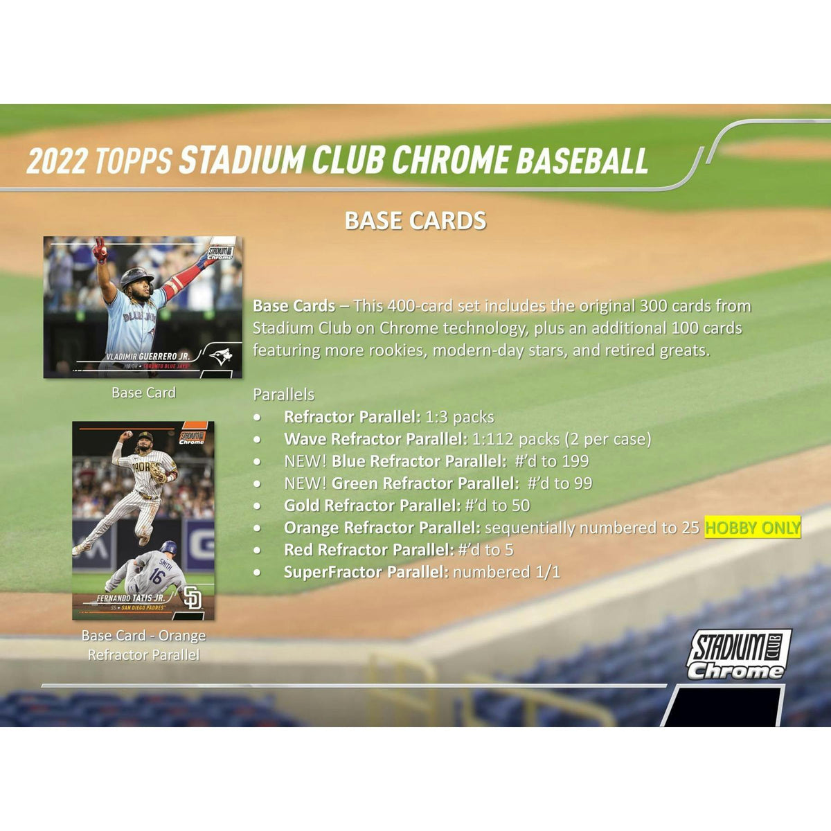 2022 Topps Stadium Club Chrome Baseball Hobby Box