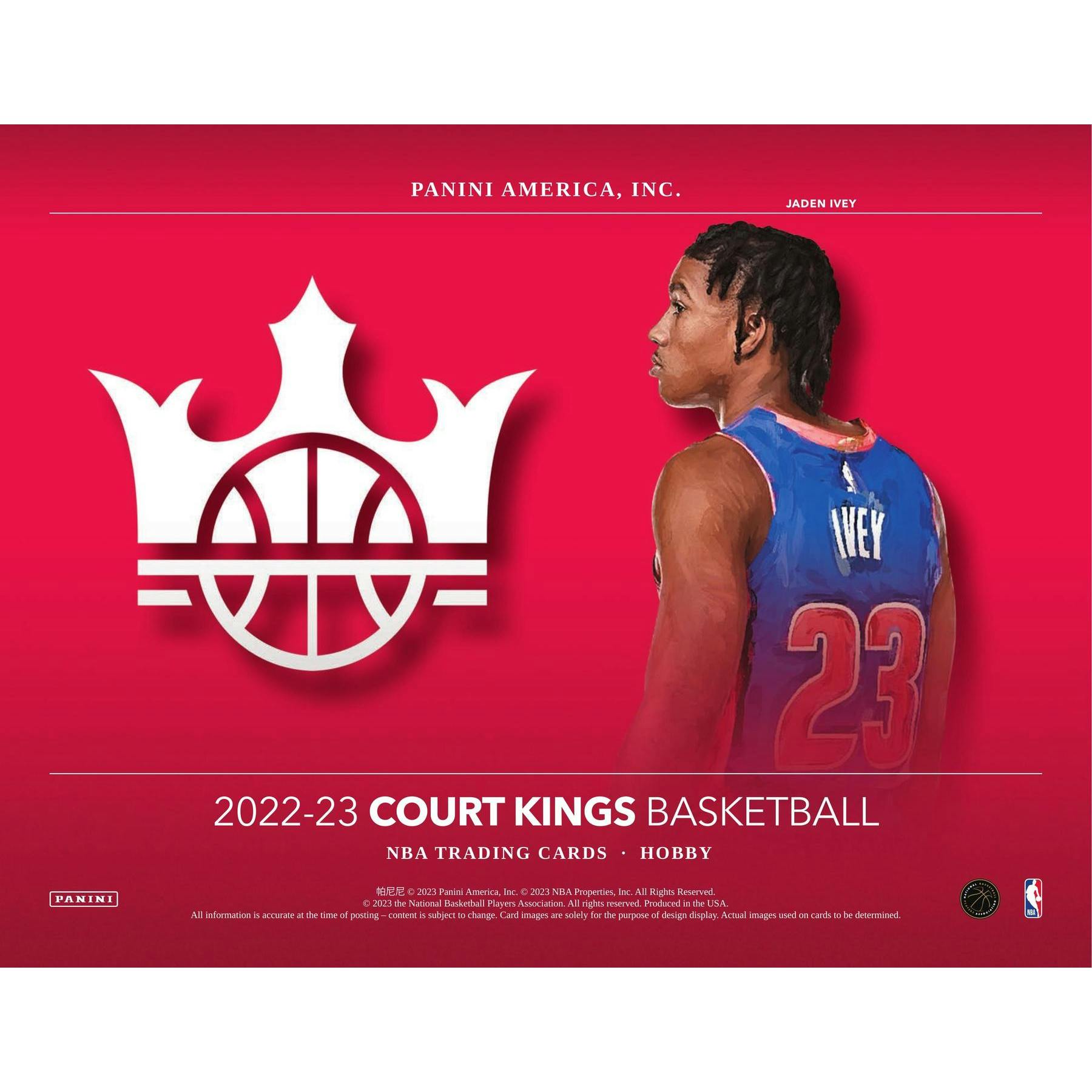 2022/23 Panini Court Kings Basketball Hobby 16-Box Case