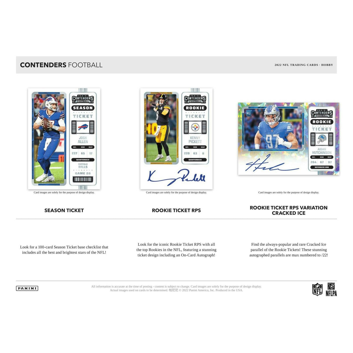 2022 Panini Contenders Football Hobby Pack