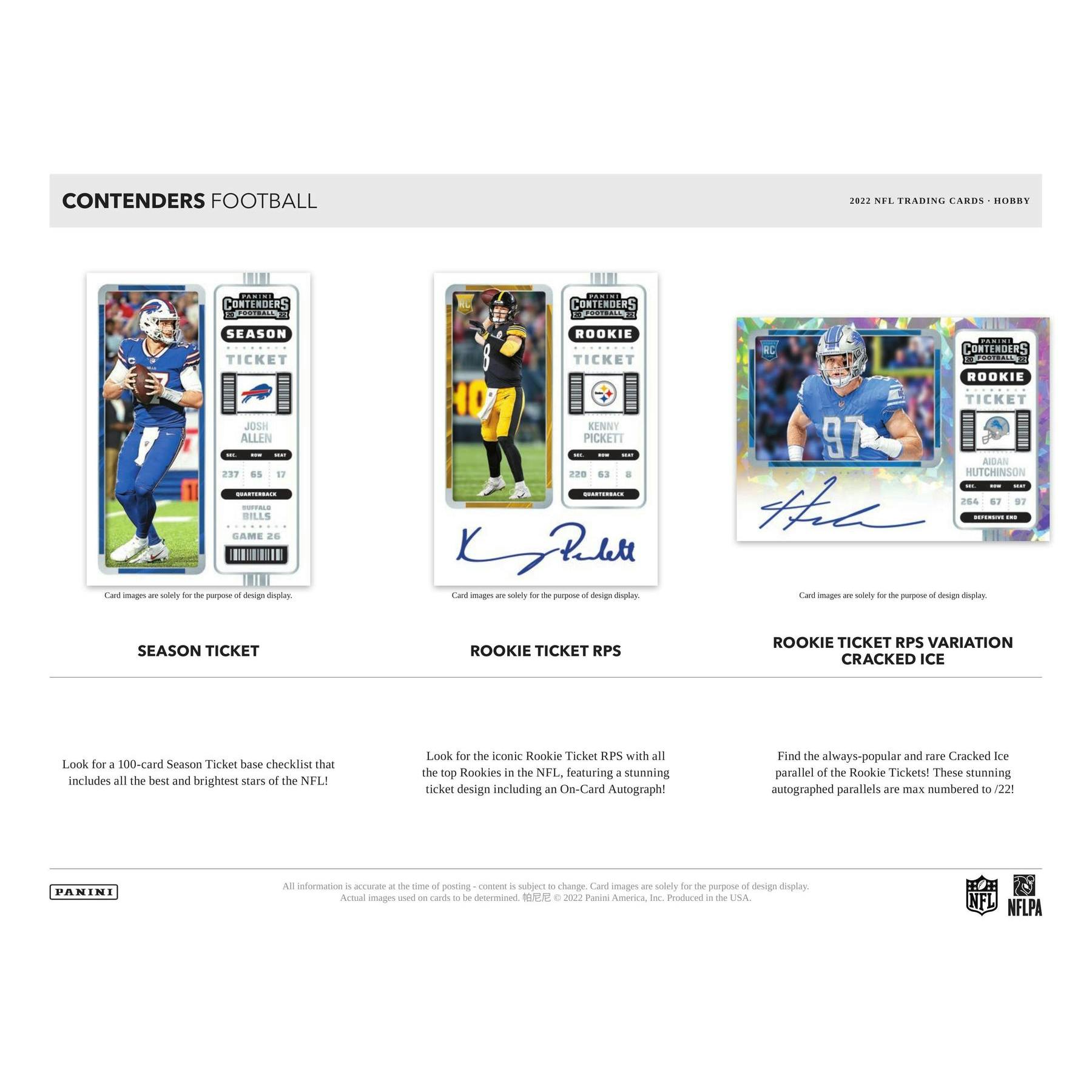 2022 Panini Contenders Football Hobby Pack