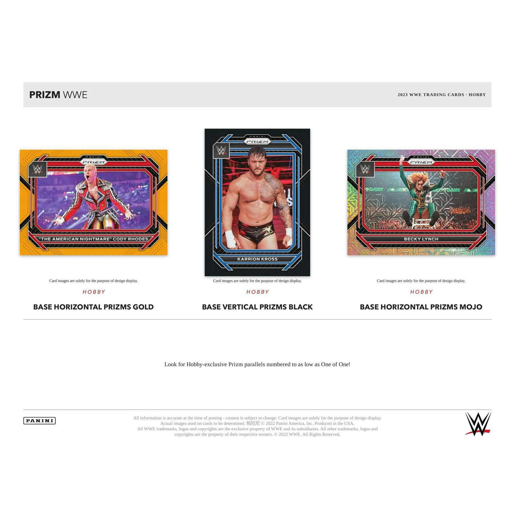 2023 Panini Prizm WWE Wrestling Hobby Box