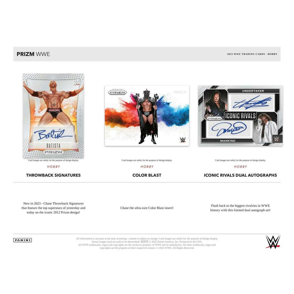 2023 Panini Prizm WWE Wrestling Hobby Box (Reed Buy)