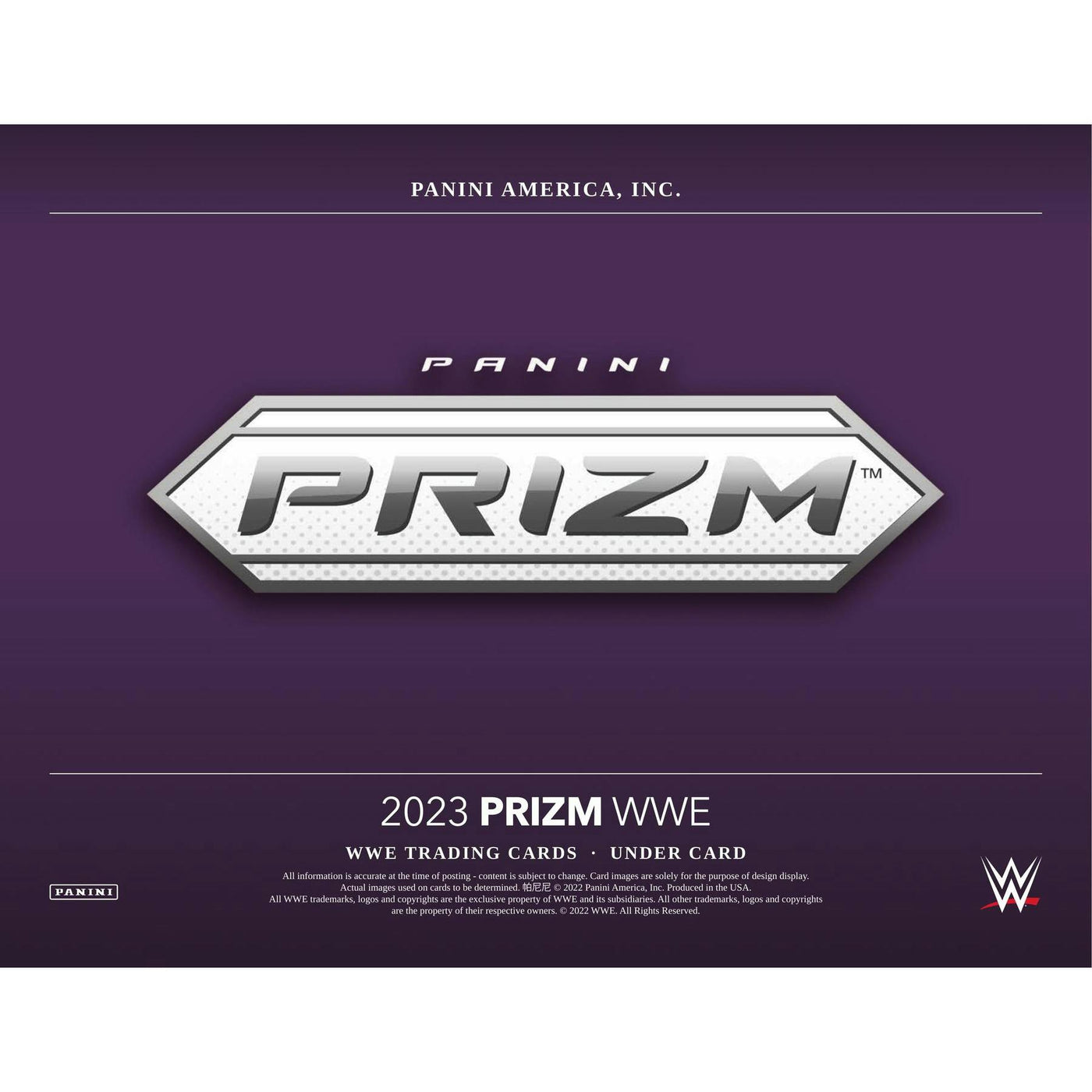 2023 Panini Prizm WWE Wrestling Under Card Box
