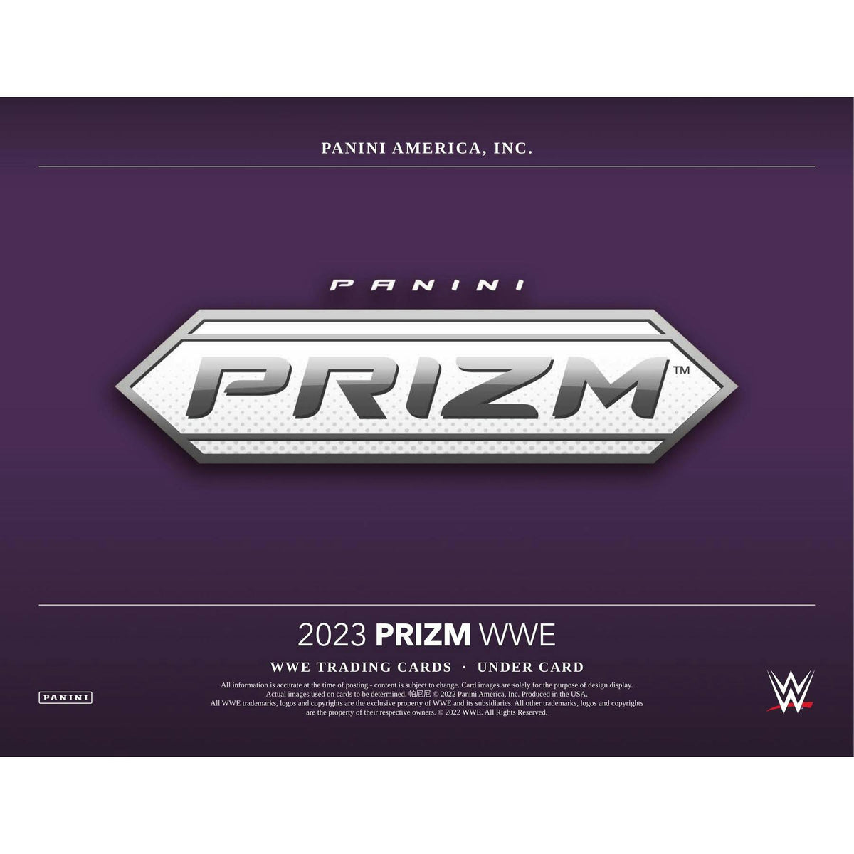 2023 Panini Prizm WWE Wrestling Under Card Box